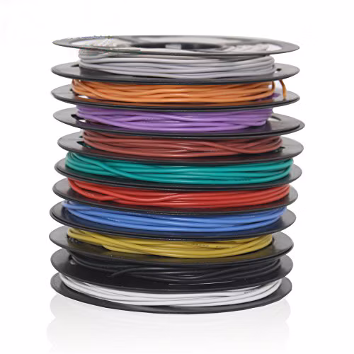 Rvv 3X2.5mm2 3X4mm2 3X6mm2 14 18 20 22 24 AWG fil de câble en cuivre Flexible