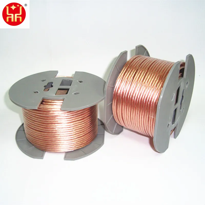 Câble de haut-parleur Audio de voiture 14AWG, 2.5mm, CCA, givré, Flexible, Transparent, fil de câble de haut-parleur